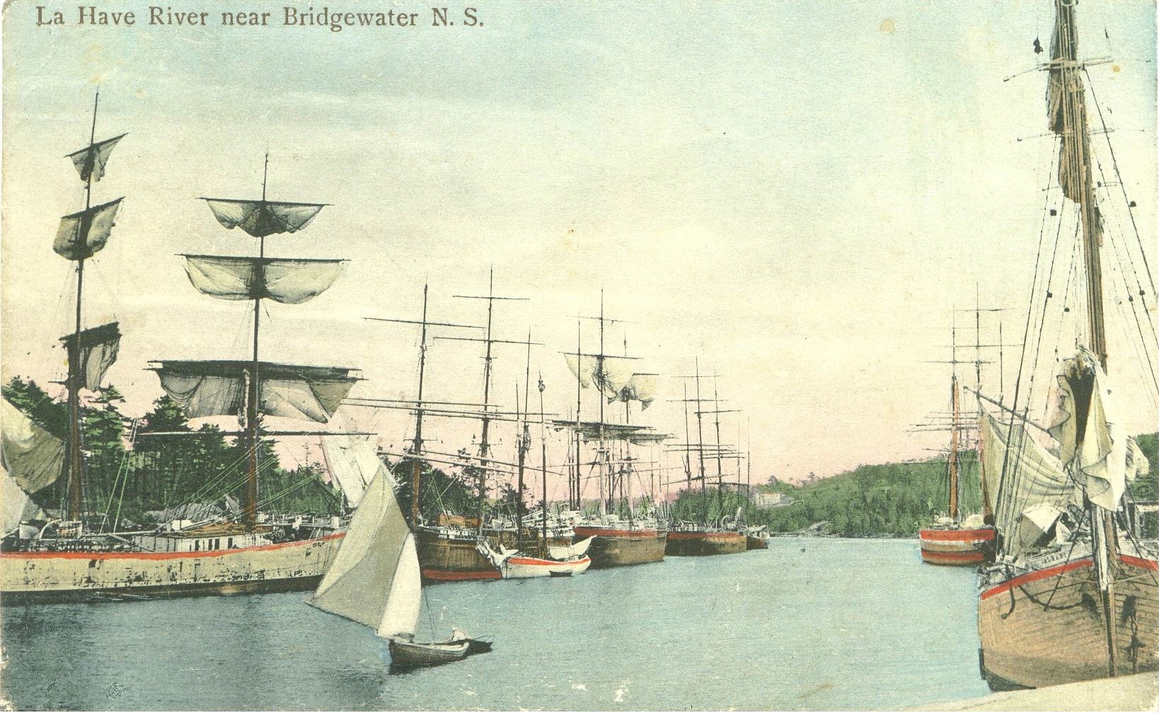 Sailing up the LaHave past the big boats? picture from Paul Harmon 