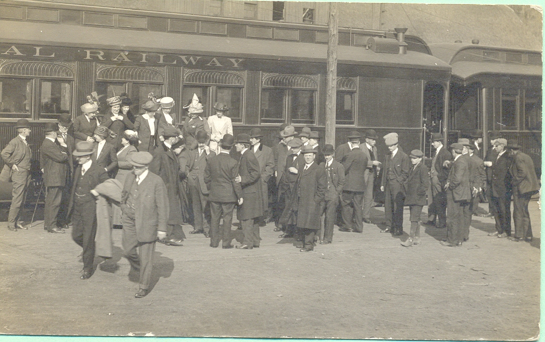 "All Aboard!" Early days of the Halifax & SouthWestern Railway, photo from Duane Porter (HSRM) 