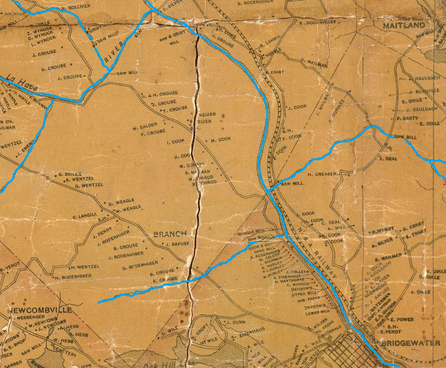 1864 - Bridgewater to Northfield 