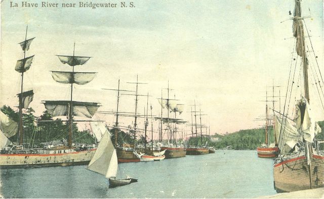 Sailing up the LaHave past the big boats? picture from Paul Harmon
