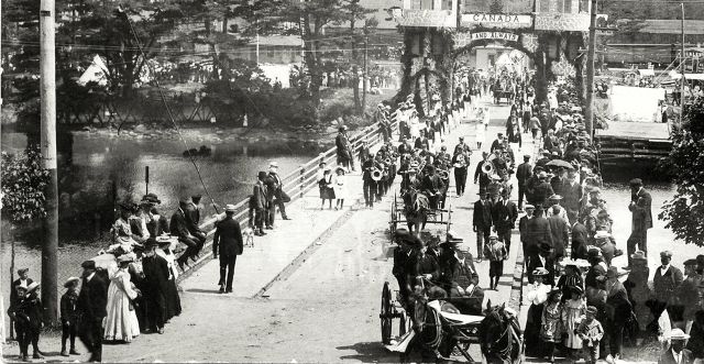 1906 - Canada Day Parade in Bridgewater, photo from Paul Harmon 