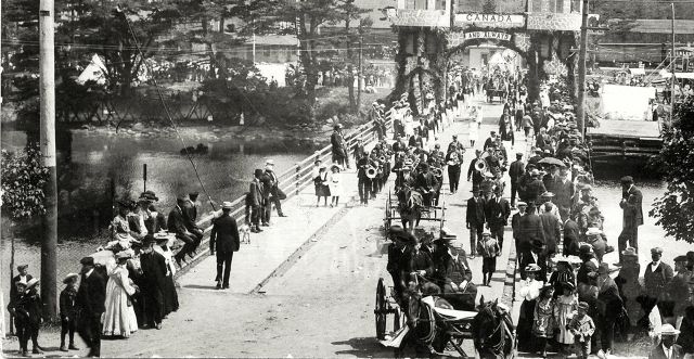1906 - Canada Day Parade in Bridgewater, photo from Paul Harmon