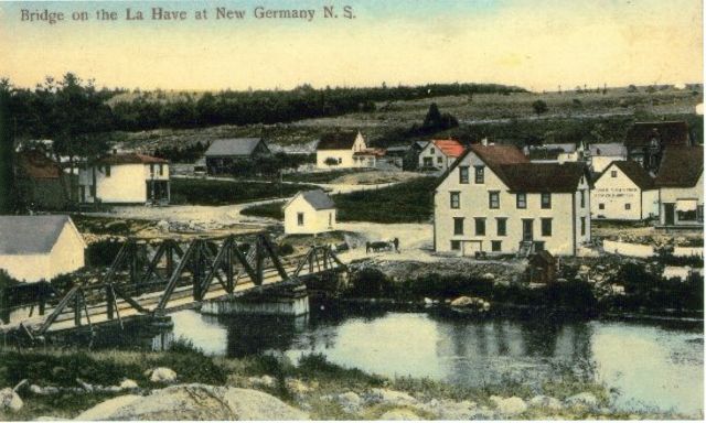 New Germany Bridge that would become a template for other steel bridges over the LaHave 
