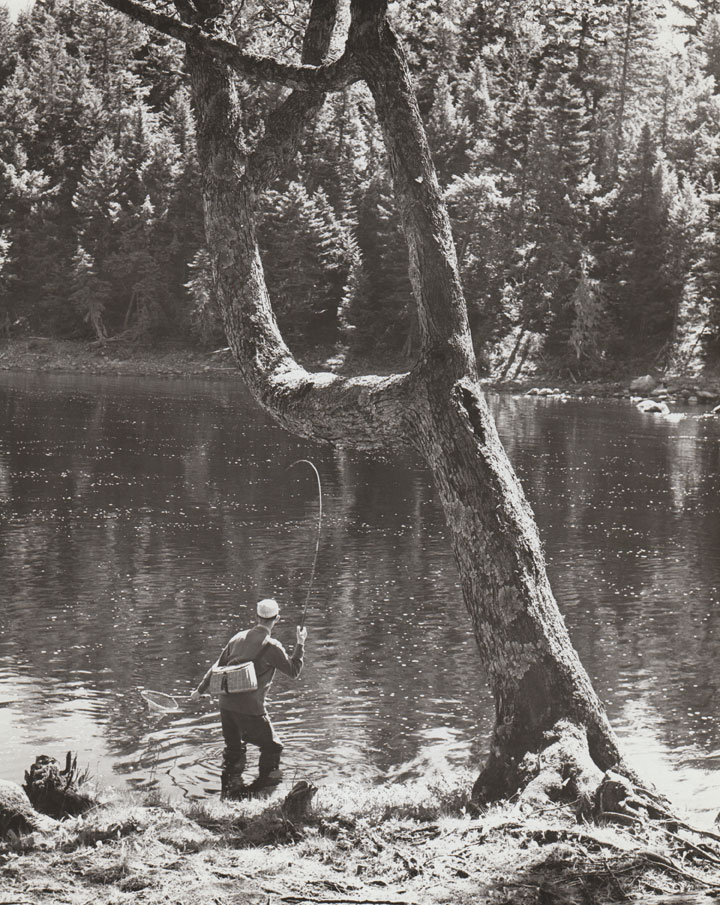 Fishing along the LaHave, photo from the NS Archives 